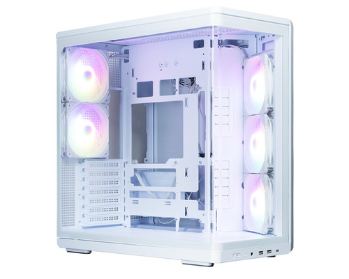 CAJA ZALMAN P60 WHITE ATX 3 XVENT 120MM ARGB 2XUSB 3.0 NEGRO S/N FUENTE